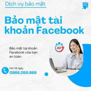 Dịch vụ bảo mật tài khoản Facebook