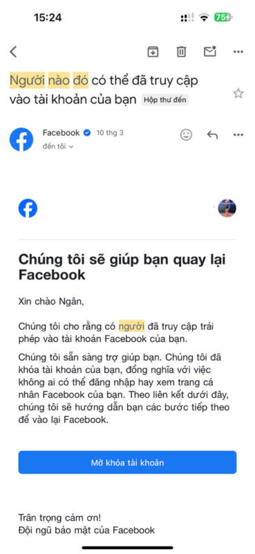 Nguyên nhân khiến Facebook bị khóa két sắt tím 956.