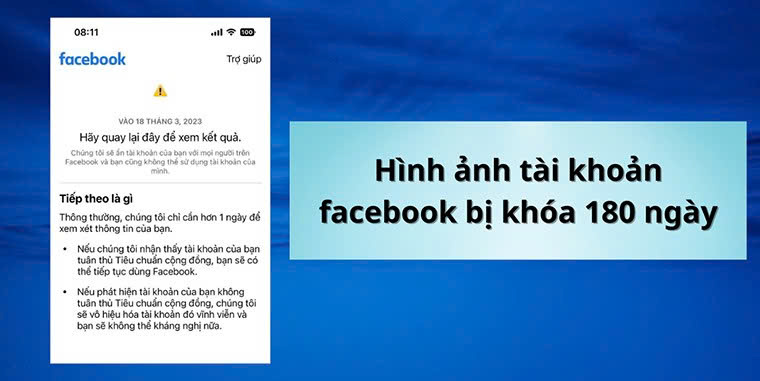 Tác hại khi Facebook bị đình chỉ 180 ngày.