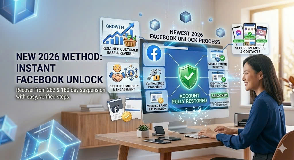 Cách mở khoá Facebook đình chỉ 282 180 ngày 2026 mới nhất.