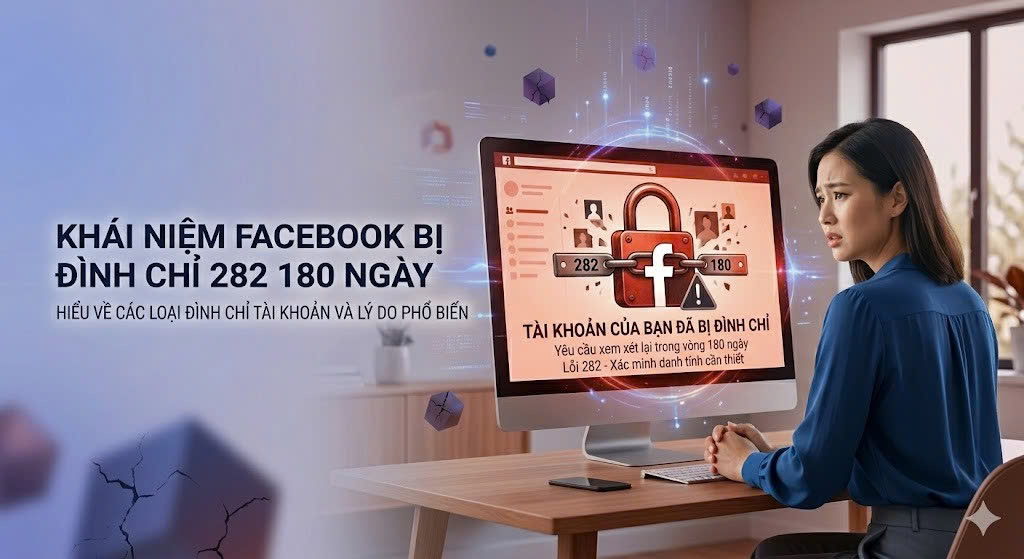 Khái niệm Facebook bị đình chỉ 282 180 ngày.